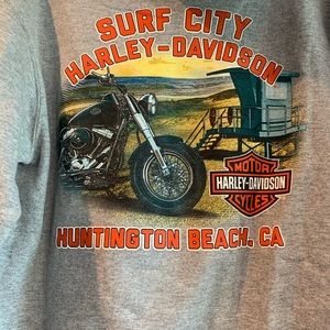 Harley Davidson Surf City Huntington Beach Hoodie